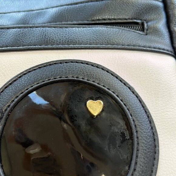 Betsey Johnson sunglasses face backpack black white pink LBREGAN style - Picture 8 of 12